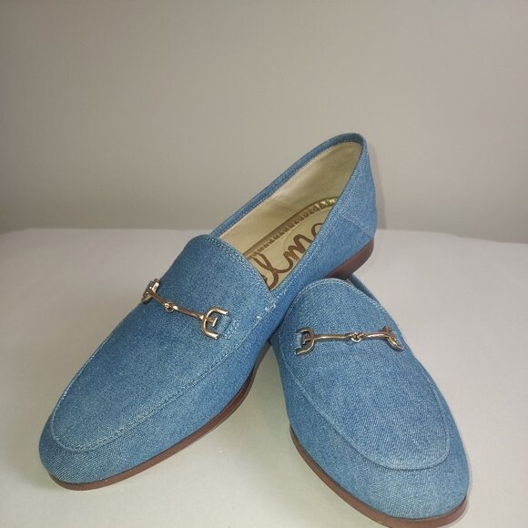 Sam Edelman Shoes - Sam Edelman " Loraine" washed Indigo Loafer.